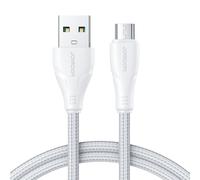 Joyroom Surpass Series USB to Micro USB 2.4A 2 m white fast charging and data transfer cable (S-UM018A11)