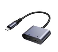 Joyroom SY-L02 Audio-Transfer Series Adaptateur Audio 2 en 1 Noir