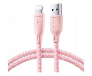 Joyroom Usb - Lightning Cable Multi-Color Series A14, 480mb/S, 3a, 1.2m, Pink (Sa34-Al3)