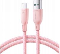 Joyroom Usb - Type-C Multi-Color Series Fast Charging And Data Cable, 100w, 1m, Pink (S-A34)