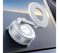 JOYROOM Ventouse Support Telephone Voiture Magnetique Pliable, Support Magsafe Voiture avec 360°Bras Métallique, Aimant Telephone Voiture sous Vide pour iPhone 17 16 15 14 13 12 et étui MagSafe