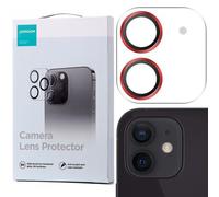 Joyroom Verre trempé brillant pour appareil photo sur iPhone 12 mini, rouge