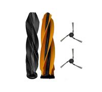 JOYSOG Brosse principale de rechange avec brosses latérales pour aspirateur robot Dreame Matrix 10 Ultra (2 brosses principales + latérales)