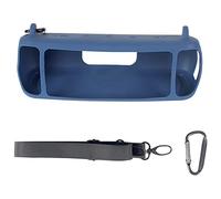 JOYSOG Étui de Protection en Silicone avec bandoulière pour Anker Soundcore Motion + Haut-Parleur Bluetooth Bleu foncé