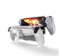 JOYSOG PS Portal Coque de protection avec support pour lecteur à distance Playstation Portal et protecteur d'écran portable (uniquement coque et blanc)