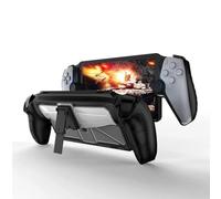 JOYSOG PS Portal Coque de protection avec support pour lecteur à distance PlayStation Portal et protecteur d'écran portable Noir