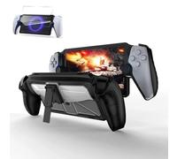 JOYSOG PS Portal Étui de protection avec support pour lecteur à distance Playstation Portal et protecteur d'écran portable (coque + protection d'écran et noir)