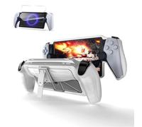 JOYSOG PS Portal Étui de protection avec support pour lecteur à distance Playstation Portal et protecteur d'écran portable (coque + protection d'écran et blanc)