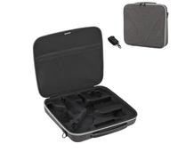 JOYSOG RS 4 Mini étui, sac à bandoulière de voyage rigide portable pour stabilisateur de cardan DJI RS4 Mini, étui de transport pour accessoires, gris foncé, Étui