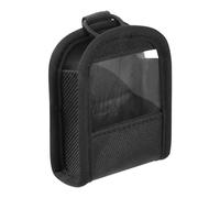 JOYSOG Sac de rangement portable pour émetteur/récepteur de guitare basse avec ceinture réglable et fenêtre transparente
