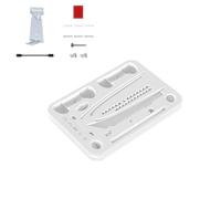 JOYSOG Station de charge pour PlayStation Portal/PS5/PS5 Edge Controller Chargeur pour stockage PS5pro/PS5slim/PS5 Digital & Disc Edition Host Accessoires (Blanc)