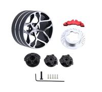 JOYSOG Transmetteur en métal pour Flysky Noble NB4 X6 X4 MT44 4PX 7PX RC4GS RC6GS W Fly X9 RC Émetteur de Volant Pièces de Mise à Jour (Noir)