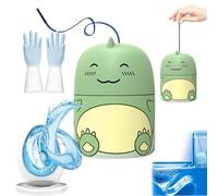 Joysome Air Toilet Cleaner,Magic Cleaning Bottle Para Toilet,Bowl Cleaning Bottle with Ocean/Lemon/Peach Scent,Cute Dinosaur-Shaped Bathroom Toiletstank Cleaner,90-Day Lasting (1, green)