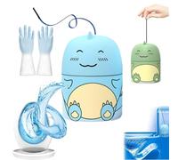 Joysome Air Toilet Cleaner,Magic Cleaning Bottle Para Toilet,Bowl Cleaning Bottle with Ocean/Lemon/Peach Scent,Cute Dinosaur-Shaped Bathroom Toiletstank Cleaner,90-Day Lasting (1, Blue)