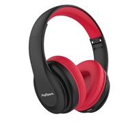 JoySpark Casque Bluetooth léger sans fil pour enfants, volume limité à 85/94 dB, 60 heures de lecture, Bluetooth 5.3, casque supra-auriculaire pour tout-petits avec micro intégré, noir