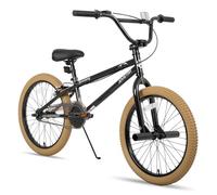 JOYSTAR Gemsbok 20 Pouces Freestyle BMX pour Les garçons et Les Filles de 7 à 11 Ans, 20 Pouces vélo pour Enfants, Brun