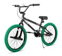 JOYSTAR Gemsbok 20 Pouces Freestyle BMX pour Les garçons et Les Filles de 7 à 11 Ans, 20 Pouces vélo pour Enfants, Vert