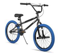 JOYSTAR Gemsbok Vélo BMX Freestyle pour enfants, 20", pour garçons et filles, âgés de 7 à 11 ans, vélo 20", bleu