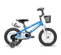 JOYSTAR Pluto 18 Pouces vélo pour Enfants pour Les garçons et Les Filles de 6 à 8 Ans. Bleu