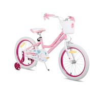 JOYSTAR Vélo Enfant 12/14/16/18/20 Pouces pour Filles 2-11 Ans, vélo Fille 12/14/16/18/20 Pouces avec stabilisateur et Panier