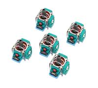 Joystick 3D Analogique pour PS5, Joystick de Remplacement, Performances Stables, Vous Offre Une Expérience de Jeu Confortable, Contrôleur de Jeu Professionnel (5 Pièces)