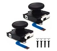 Joystick À Bascule 3d Capteur Analogique, 2 Pièces, Avec 4 Vis ""Y"", Pièces De Réparation Gauche/Droite Pour Switch Ns C7ab