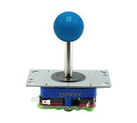 Joystick Arcade Zippyy Tige Longue à Microswitch Format Boule pour Borne Retro Gaming Bartop