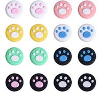 Joystick Cap,16 PCS Silicone Thumb Caps Analog Stick Cap Set of Thumb Grips for Switch/OLED/Lite/Controller