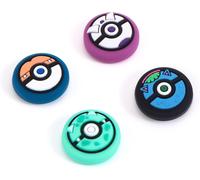 Joystick Cap for Switch,Analog Caps for Switch Buttons,Cover for Joystick Silicone Stick Caps Compatible with Switch Lite & Switch OLED Joy Con,Green and Black