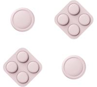 Joystick Cap with Cover Buttons for Nintendo Switch 2 Joycon Accessories,Analog Stick & Button Caps for Switch 2 Thumbstick Grips Protection Thumb Sockets Pink