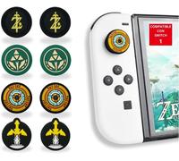 Joystick Covers Compatible with Nintendo Switch,Thumb Caps for Nintendo Switch,JoyCon Grip,Grip Compatible Switch Lite,Accessories Switch,Thumb Grips (Zelda)