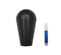 Joystick d'arcade - Dessus de batte avec THREADLOCKER, M6, boule ovale pour remplacement Arcade1up, bouton de levier (noir)