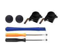 Joystick de rechange, kit d'outils de réparation de détection Hall, kit de réparation de manette Joy Con pour Nintendo Switch, comprend 2 joysticks analogiques, 2 joysticks, un tournevis T6/T8, un