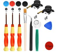 Joystick de remplacement en plastique et métal de qualité militaire, doté de la technologie brevetée Hall pour corriger la dérive du joystick