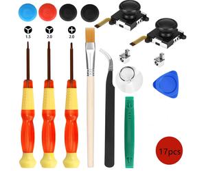 Joystick de remplacement en plastique et métal de qualité militaire, doté de la technologie brevetée Hall pour corriger la dérive du joystick