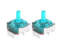 Joystick de résistance magnétique de Tunnel électromagnétique de 2 pièces pour le remplacement de contrôleur de jeu bâtons analogiques 3D de pouce