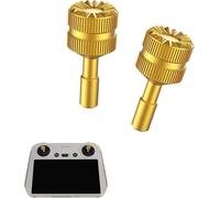 Joystick Drone En Alliage D'aluminium Pour Dji Rc Pro 2/Rc 2 1 Remplacement De Bâton De Contrôleur Antidérapante Pièces De Rechange Pour Dji Air 3s/Mavic 4 Pro/Flip/Neo (Doré,Bâton De Pouce).[Z13]