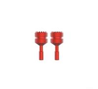 Joystick en aluminium pour manettes DJI Neo pour mini 4 Pro Avata - Remplacement de précision du pouce avec prise en main améliorée - Accessoires pour télécommande FPV (rouge)