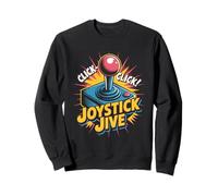Joystick Jive Pop Culture Jeu vidéo rétro Sweatshirt