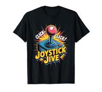 Joystick Jive Pop Culture Jeu vidéo rétro T-Shirt