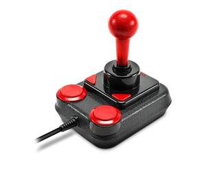 Joystick Speedlink COMPETITION PRO EXTRA USB - Joystick numérique pour PC avec DirectInput et micro-interrupteur, pour jeux d'arcade & rétro, noir-rouge