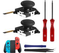 Joysticks 3d Tmr De Rechange Manette Compatible Avec Nintendo Switch Oled Lite Joy-Con Réparation Stick Sans Dérive Avec Kit Outils De Réparation