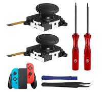 Joysticks 3D TMR de Rechange Manette compatible avec Nintendo Switch OLED Lite Joy-Con Réparation Stick Sans Dérive avec Kit Outils de Réparation