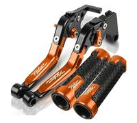 Joysticks Guidon Leviers De Frein Et d'embrayage Guidon pour 200NS, Toutes Années 2018-2021(Orange)