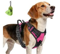 Joytale Anti-Traction Harnais Chien Taille Moyenne, Rose Vif, M