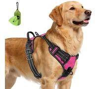 Joytale Anti-Traction Harnais Très Grand Chien, Rose Vif, XL