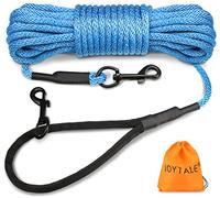 Joytale Longe pour Chien 5m, Réfléchissant Laisse Longue avec 2 Mousquetons, Corde pour Petits Chiens et Chiots, Bleu