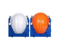 Joytar Support mural pour casques de sécurité, système de rangement extensible, présentoir et porte-casque de chantier - Organiseur mural modulaire pour garage, chantier, usine et bureau(2PCS)