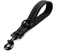 Joytet Strong Short Dog Last 1ft 1,2 pouces de large poignee rembourree lourde de large pour le contrle de la circulation La laisse reflechie po