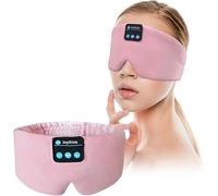 Joythink Bluetooth Écouteurs de Sommeil Masque de Sommeil soie sans Fil Casque Aides au Sommeil Couvre-yeux Bandeau de Sommeil Léger Gadgets Technologiques Ergonomiques pour Adultes Femmes Hommes